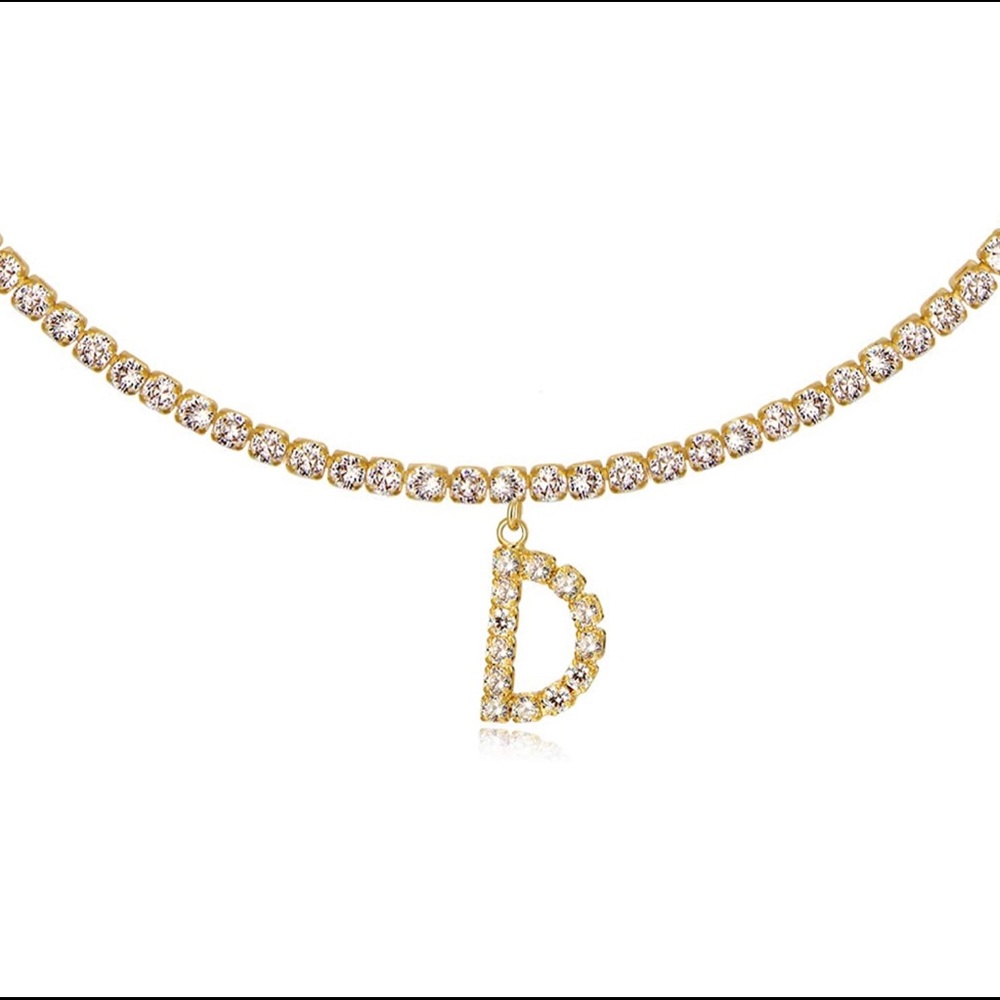 ✨Kaina 14k Gold Plated Initial Choker✨ - Picture 7 of 16